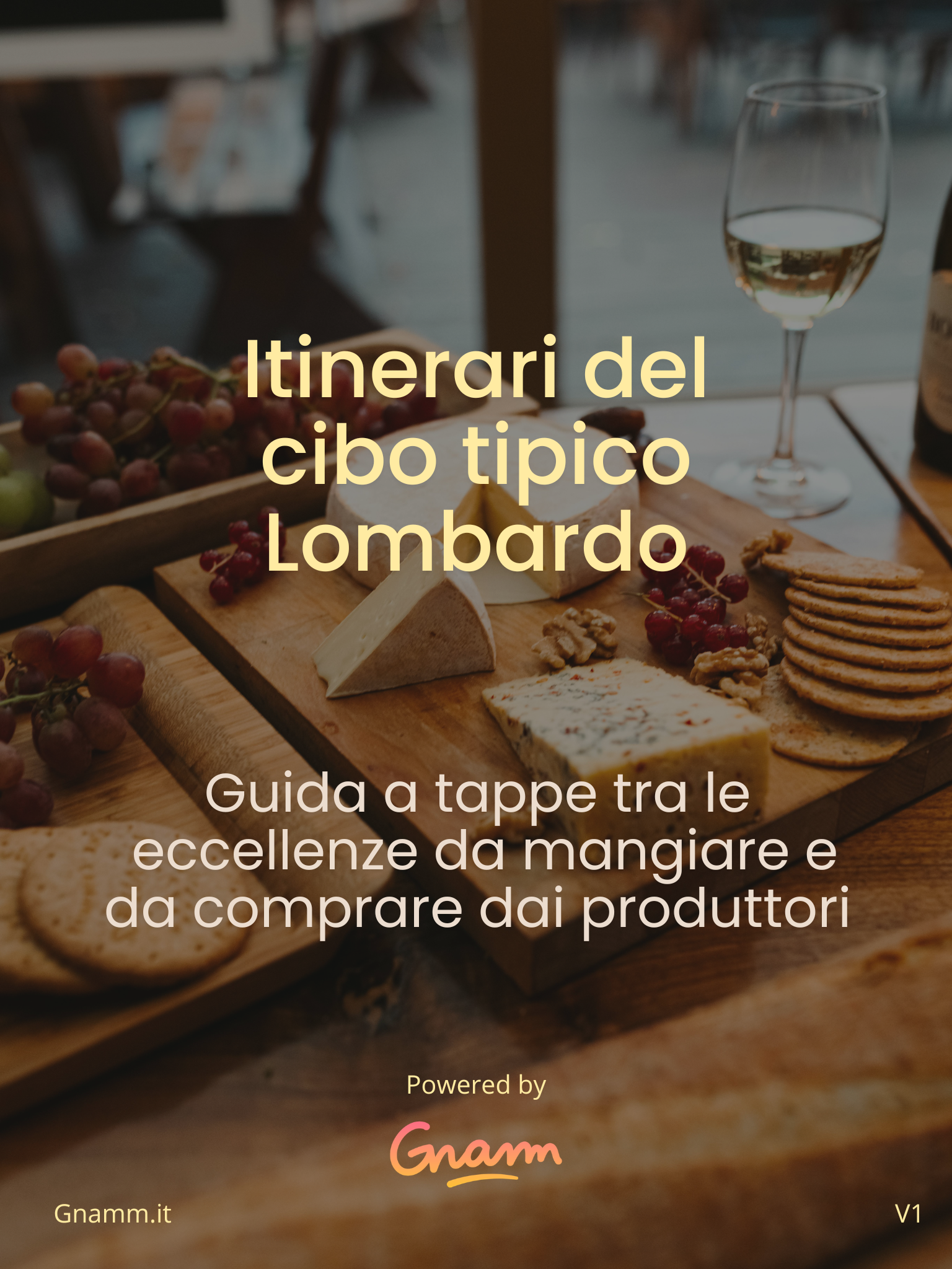 Copertina della guida Itinerari del cibo tipico lombardo